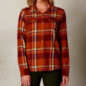 Prana Burnt Orange Flannel
